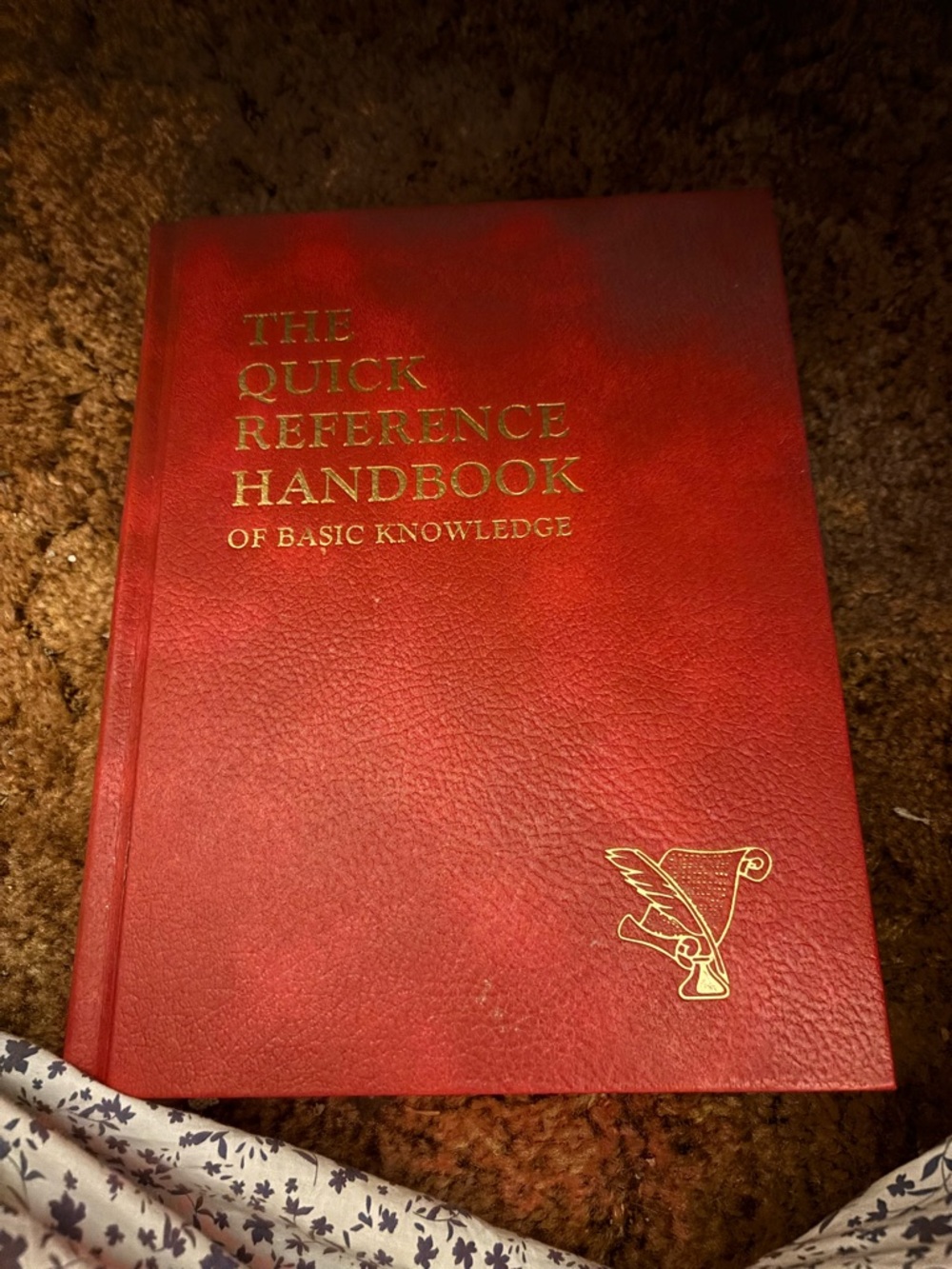 The Quick Reference Handbook of Basic Knowledge - Red Hardcover